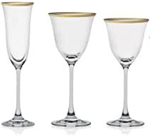 Glasses Impero gold rimmed rental in Milan Italy
